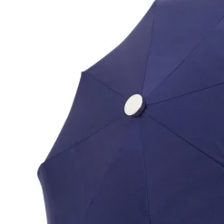 Ombrello blu da uomo con manico in Bamboo