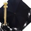 Ombrello Con Doppio Panno E Fiori Ricamati Ombrello Alla Moda