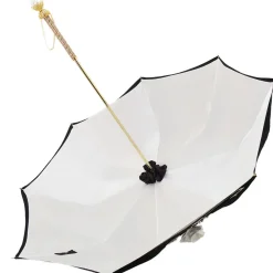 Ombrello Con Doppio Panno E Fiori Ricamati Ombrello Alla Moda