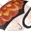 Ombrello con fiore astratto bronzo - Superlight