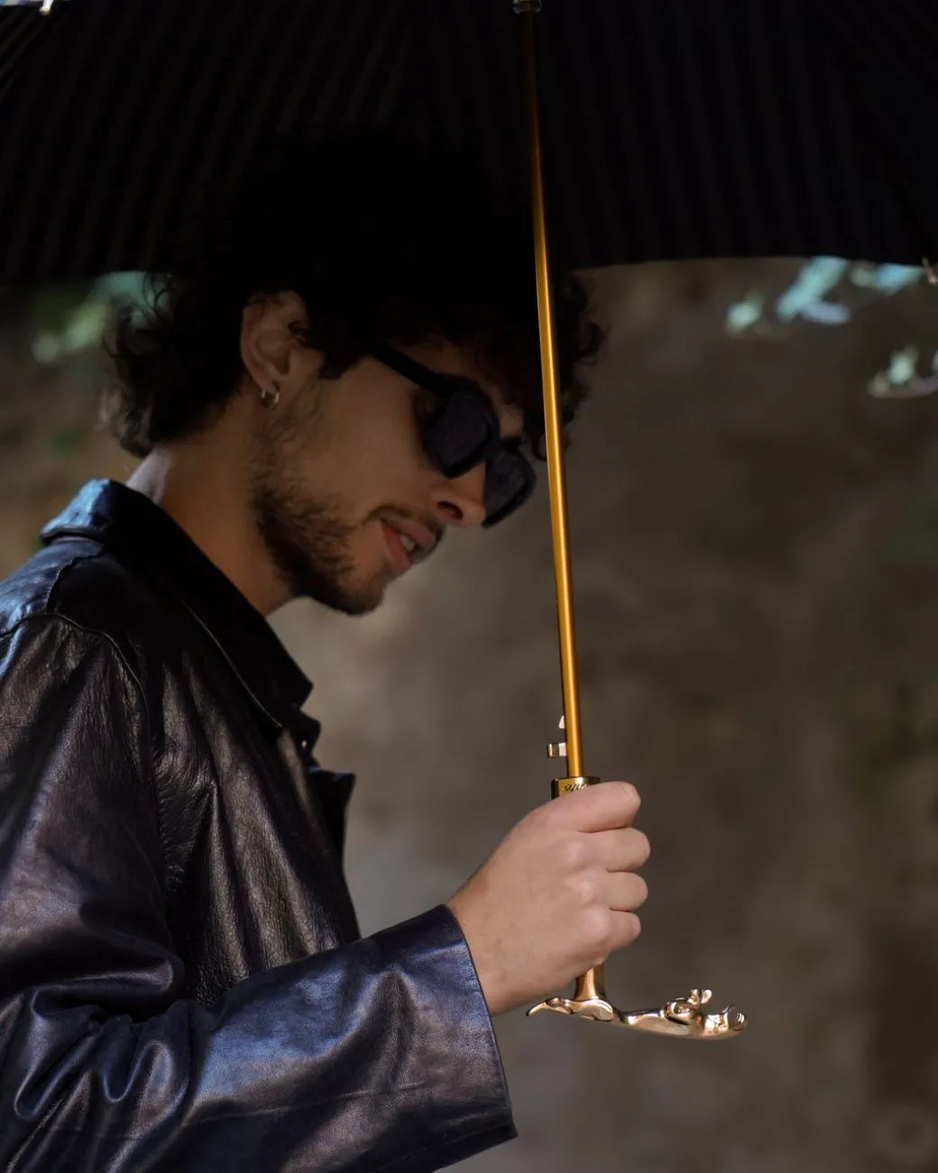 Ombrello con giaguaro da uomo