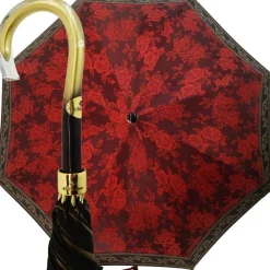 Ombrello con Rose e greca in Jaquard - esclusiva il Marchesato