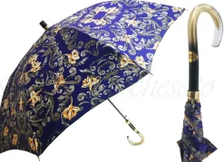 Ombrello da donna blu astratto