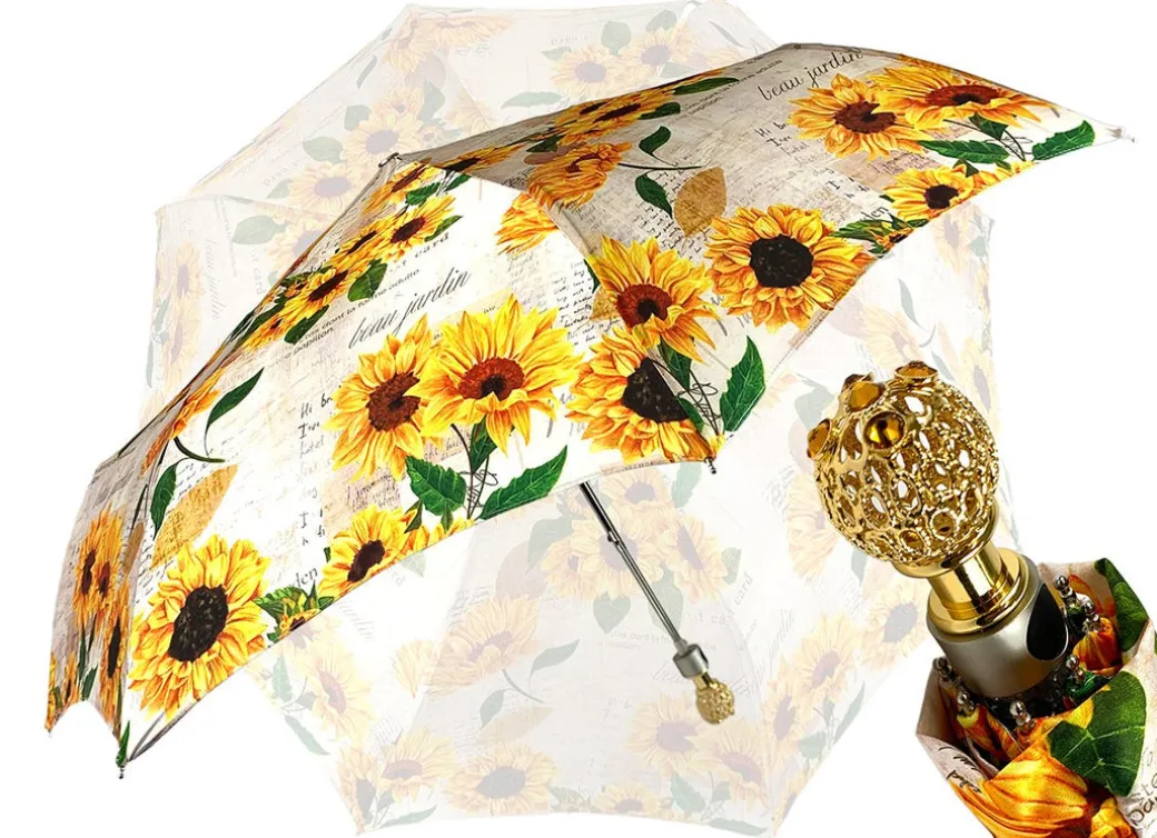 Ombrello da donna Design esclusivo con girasoli