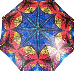 Ombrello da donna fatto a mano meraviglioso - esclusivo design multico