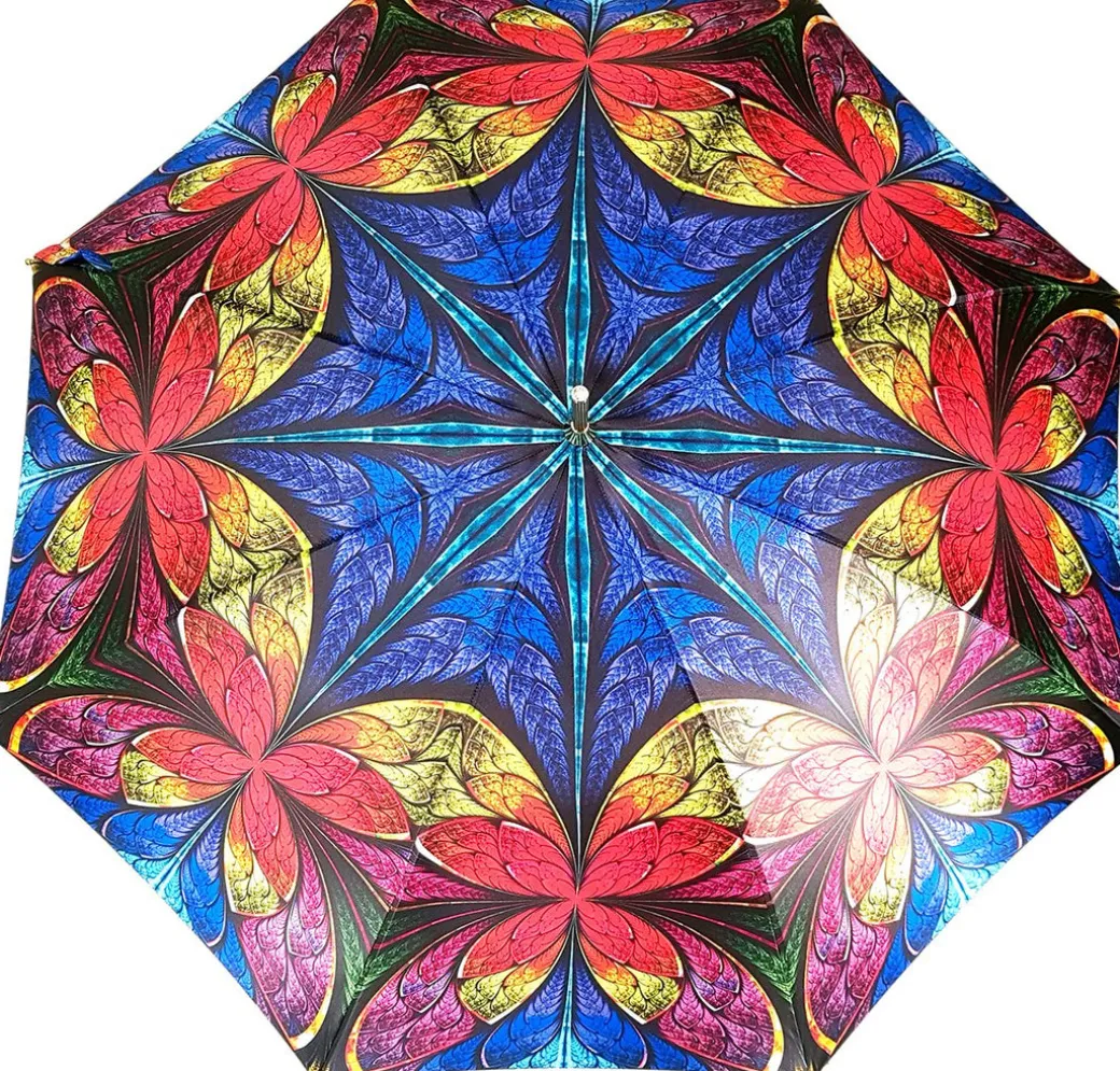 Ombrello da donna fatto a mano meraviglioso - esclusivo design multico
