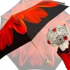 Ombrello da donna Fiore petali rossi