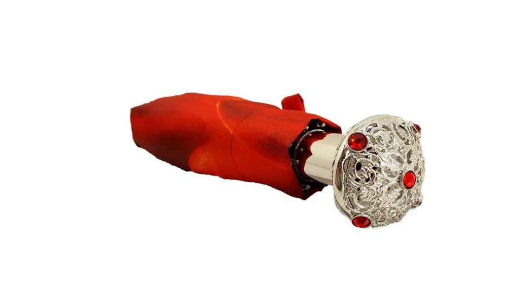 Ombrello da donna Fiore petali rossi