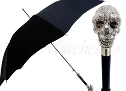 Ombrello di lusso con teschio cristalli - ilMarchesato