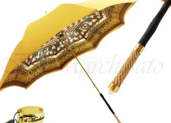 Ombrello doppio baldacchino da donna - progettato da "il Marchesato" in stile egiziano