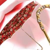 Ombrello floreale Rosso Marchesato