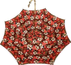 Ombrello floreale Rosso Marchesato