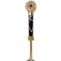 Ombrello fucsia con medaglione e cristalli