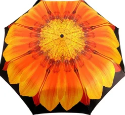 Ombrello girasole da donna pieghevole - Arancione