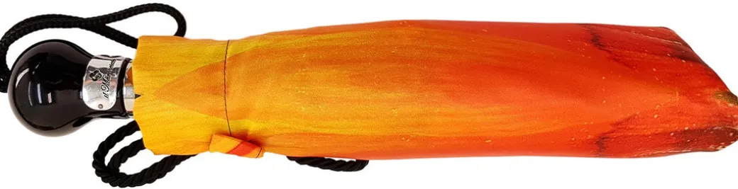 Ombrello girasole da donna pieghevole - Arancione