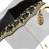 Ombrello interno elegante con stampa aironi, doppio panno