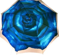 Ombrello Italiano con Rosa blu