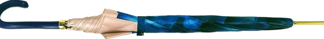 Ombrello Italiano con Rosa blu
