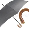 Ombrello maschile oversize Nero Extra Forte Tessuto