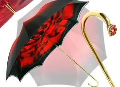Ombrello Meraviglioso Con Design Rosa Rossa