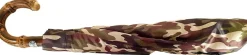 Ombrello militare Pieghevole da uomo Con Manico in legno Bamboo