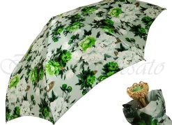 Ombrello mini verde con rose