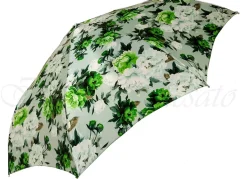 Ombrello mini verde con rose