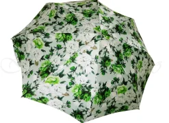 Ombrello mini verde con rose