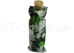 Ombrello mini verde con rose
