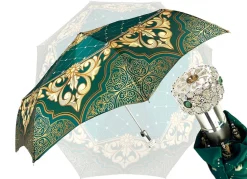 Ombrello mini verde e beige - ilMarchesato