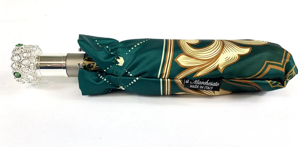 Ombrello mini verde e beige - ilMarchesato