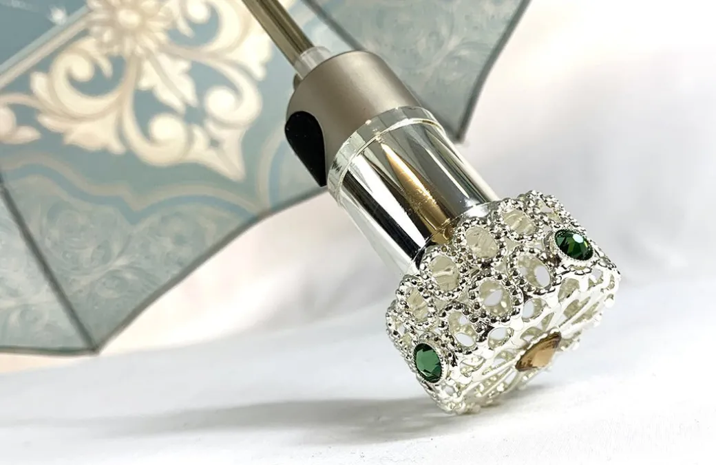 Ombrello mini verde e beige - ilMarchesato