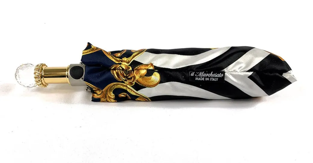 Ombrello pieghevole con cristallo Swarovski