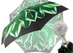 Ombrello pieghevole da donna - antivento - cristalli Swarovski
