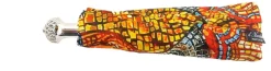 Ombrello pieghevole da donna mosaico con Re Bizantino