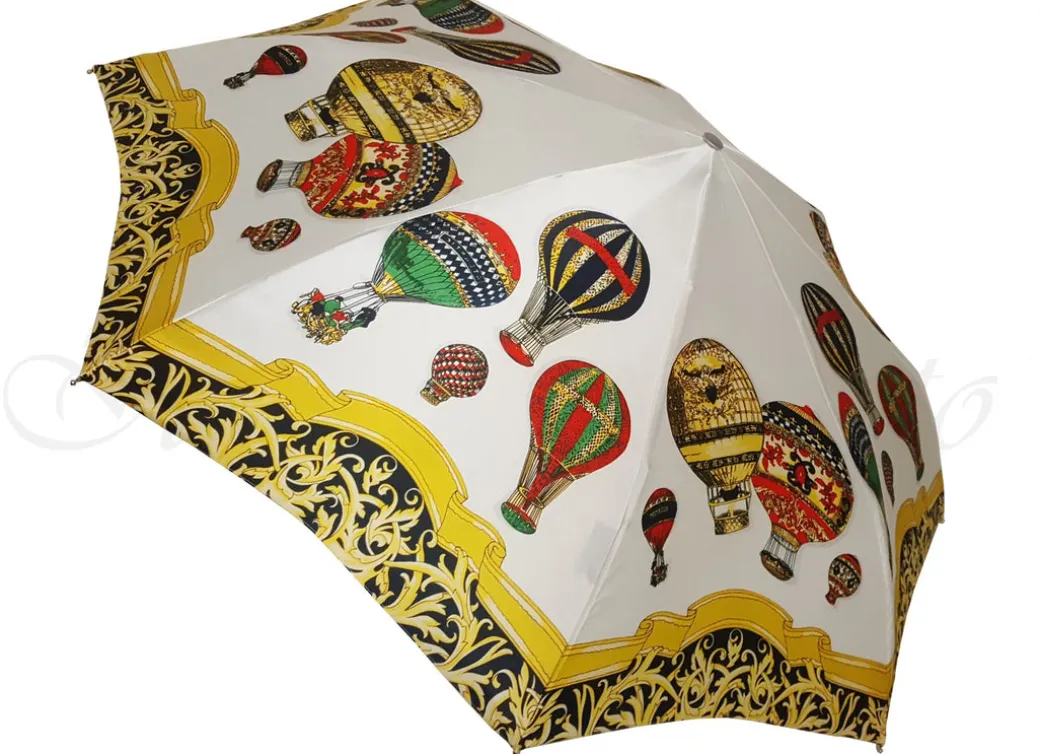 Ombrello pieghevole da donna con mongolfiere