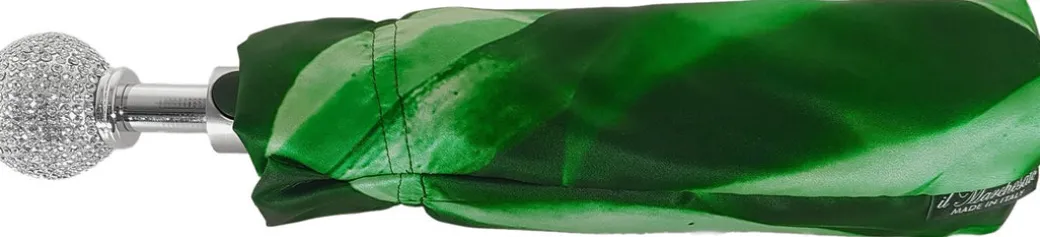 Ombrello pieghevole da donna - antivento - cristalli Swarovski