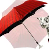 Ombrello pieghevole da uomo con Toro placcato argento