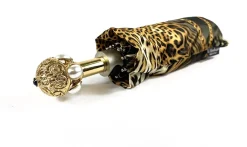 Ombrello Pieghevole Leopardato Con Catene