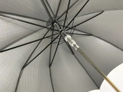Ombrello rigato grigio il Marchesato