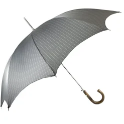 Ombrello rigato grigio il Marchesato