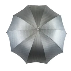 Ombrello rigato grigio il Marchesato