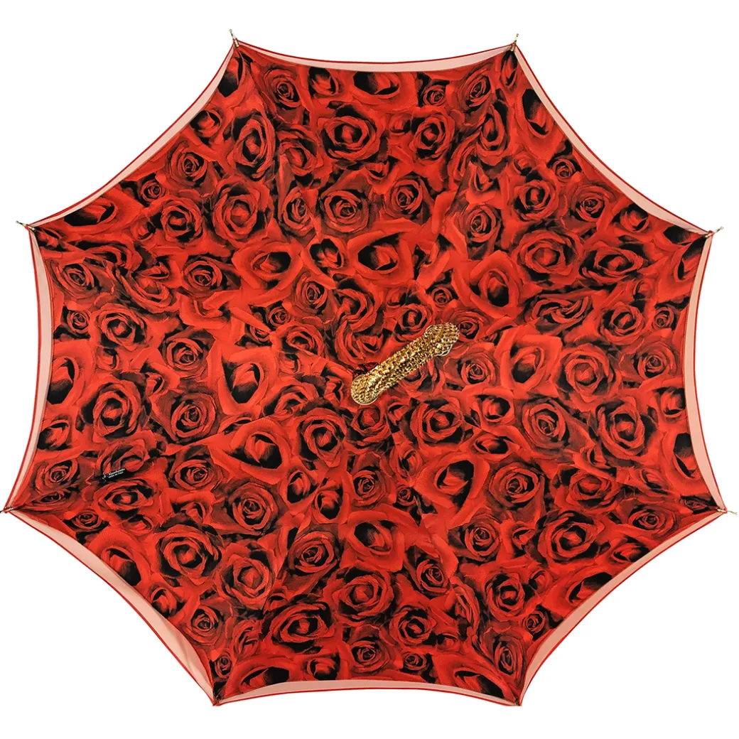Ombrello romantico con rose