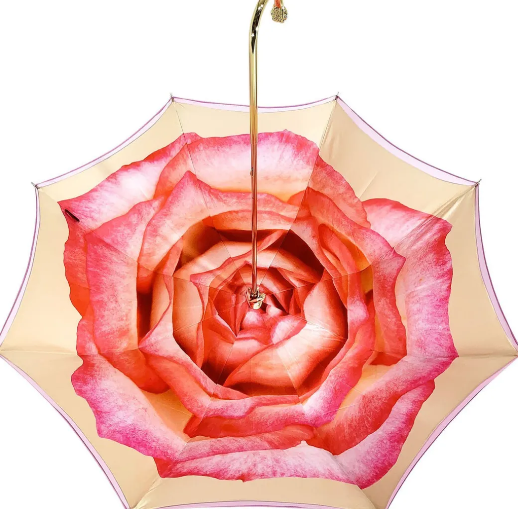 Ombrello rosa con Disegno Rose
