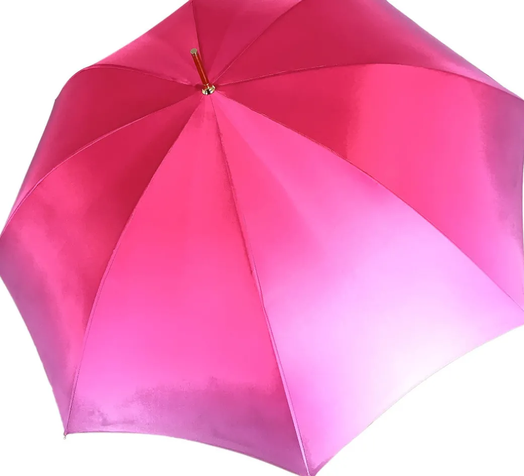 Ombrello Sfumato Fucsia - Esclusivo disegno fiorato