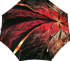 Ombrello speciale con fantasia rossa astratta