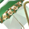 Ombrello verde da donna con cristalli