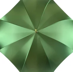 Ombrello verde da donna con cristalli