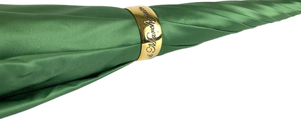 Ombrello verde da donna con cristalli