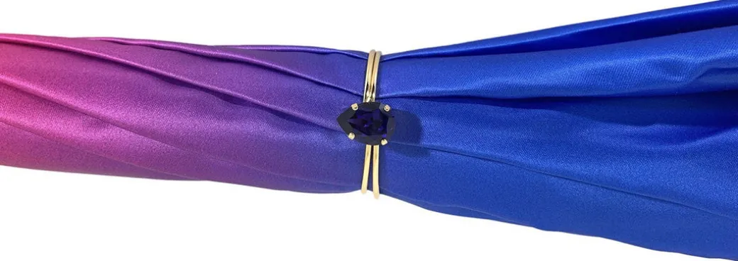 Ombrello viola luminoso di lusso fantastico